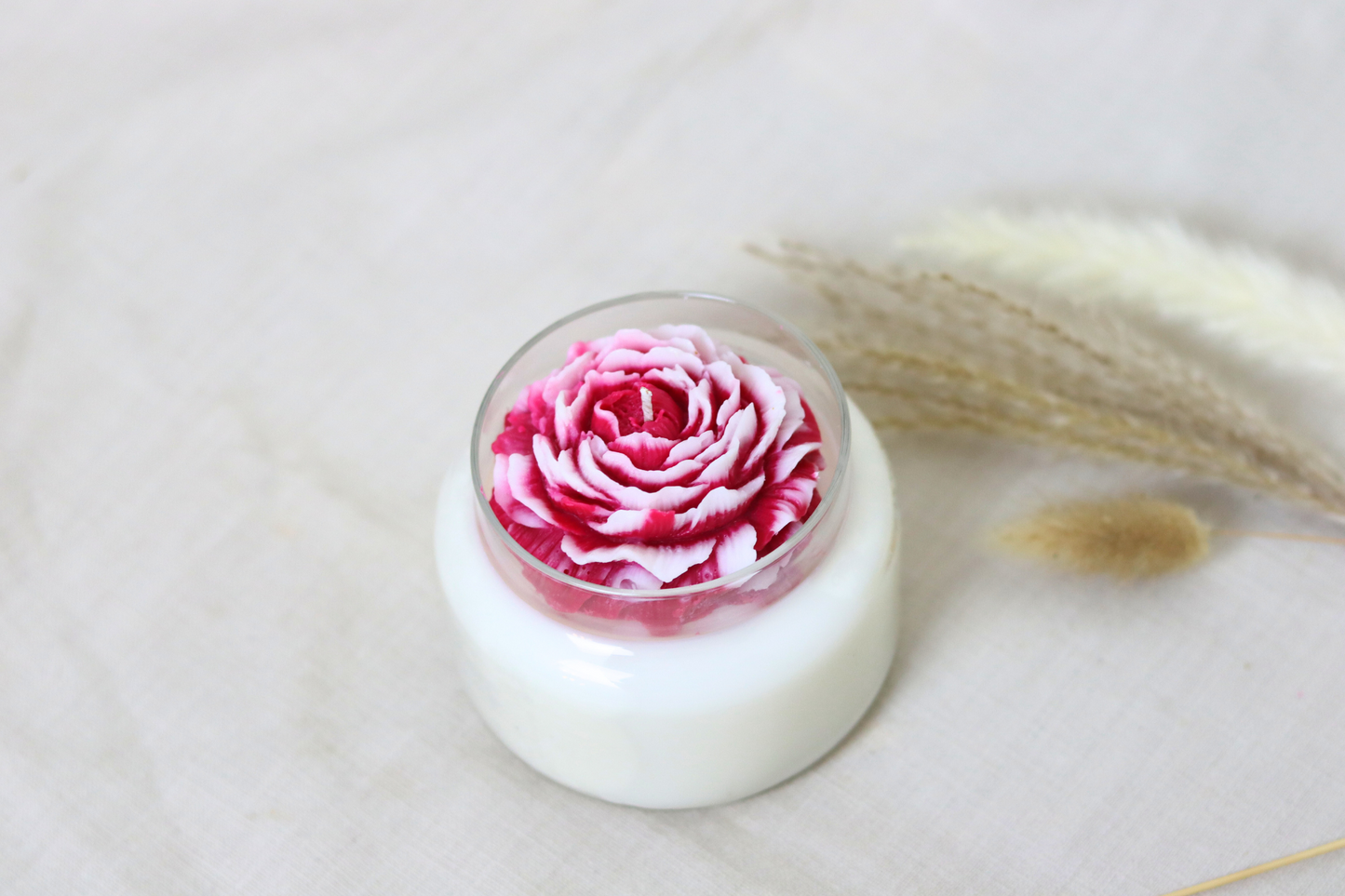 Pink Peony Candle