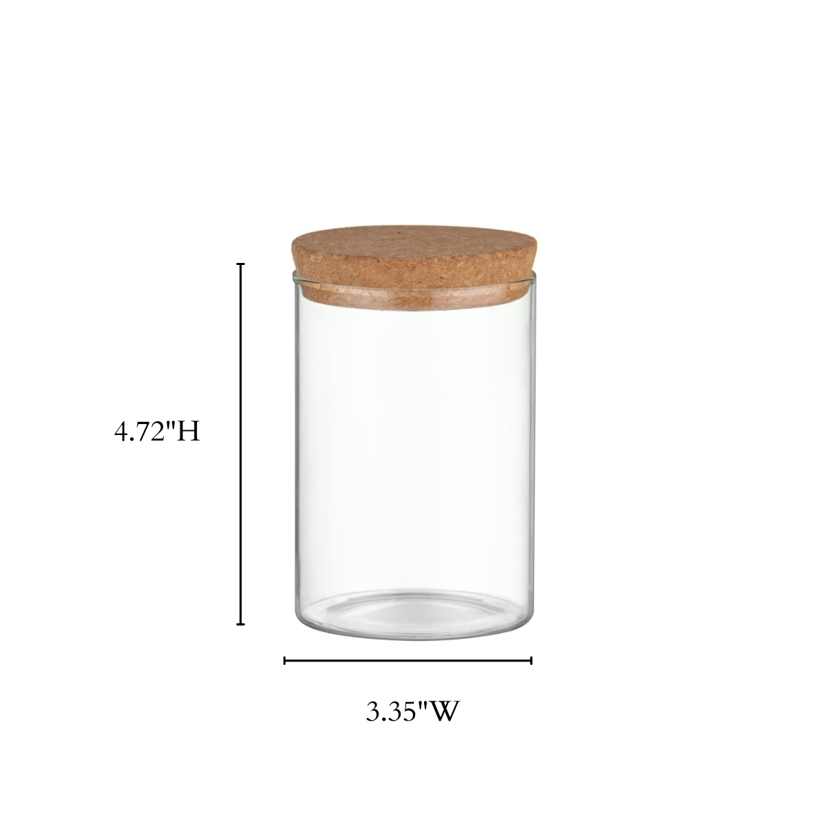 Iced Coffee Candle Glass Jar with Cork Lid