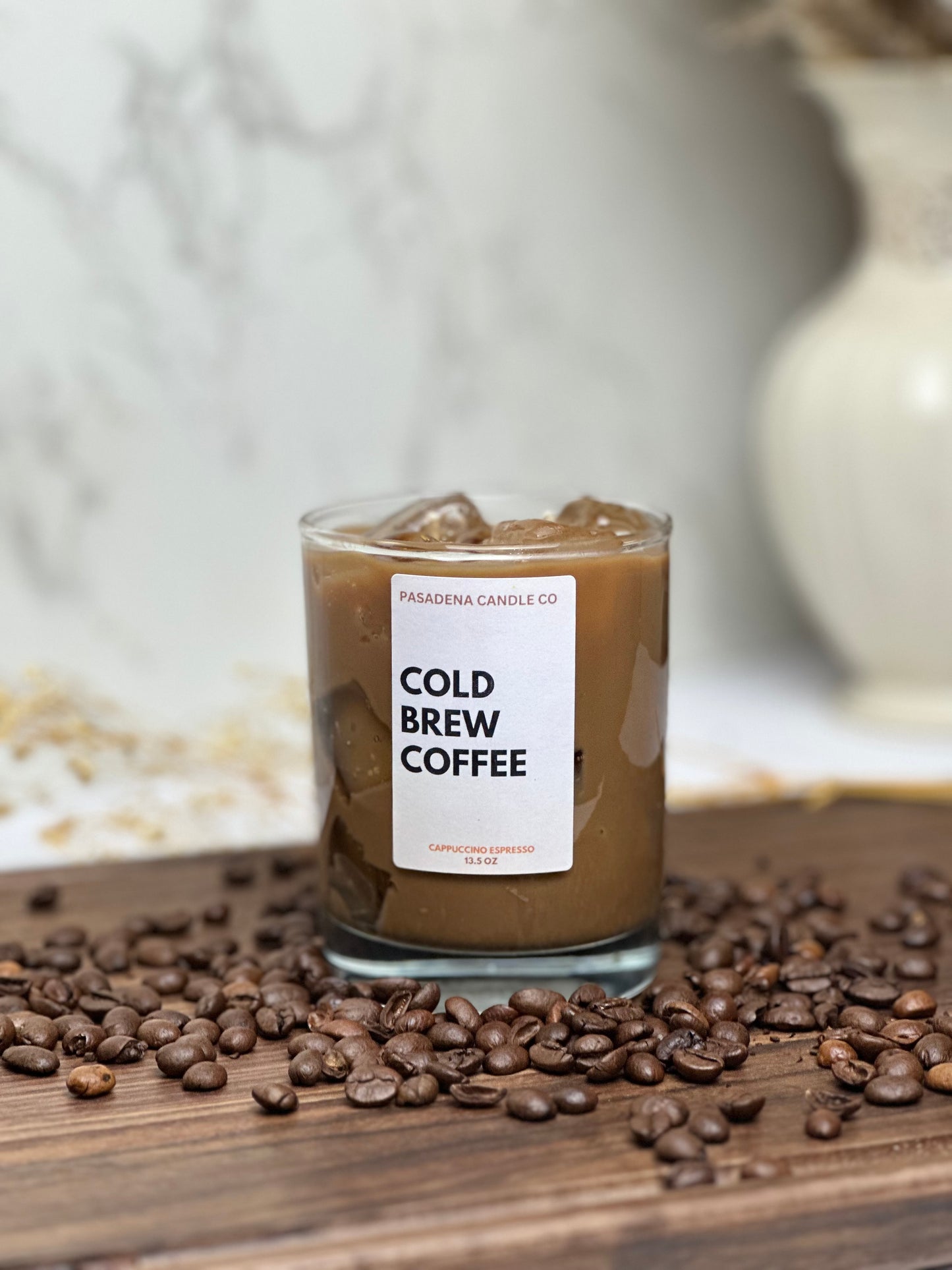 Cold Brew Coffee Candle - Iced Coffee Candle 13.5oz