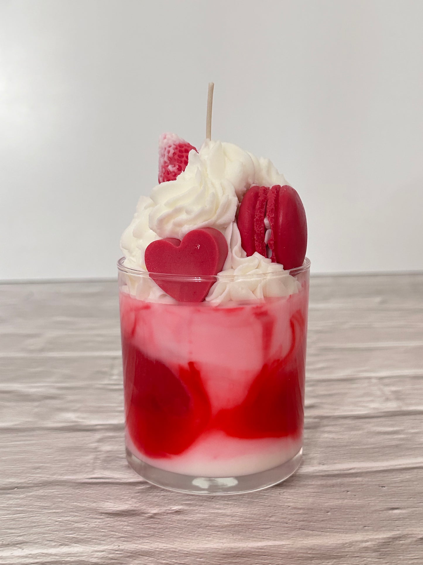 Strawberries & Cream Dessert Candle